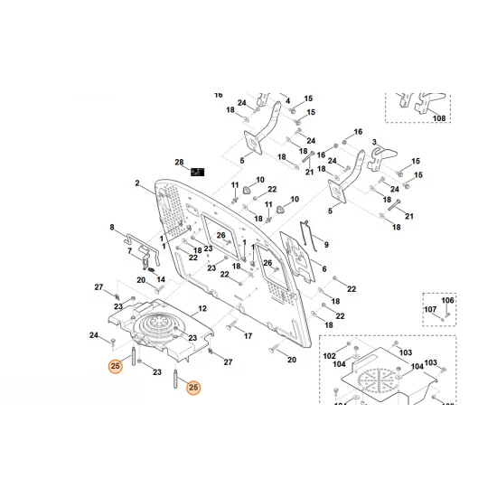 STIHL  Sworzeń 6160 706 5900